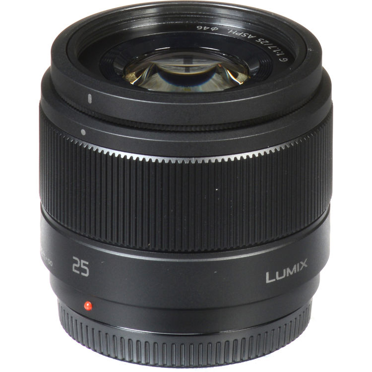 Panasonic Lumix G 25mm f/1.7 ASPH. Lens H-H025K - White Box