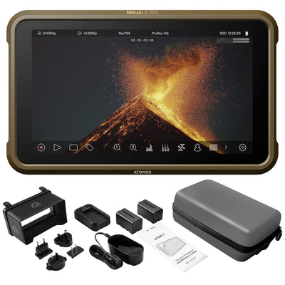 Atomos Ninja Ultra 5,2" 4K HDMI Moniteur d'enregistrement Bundle 4