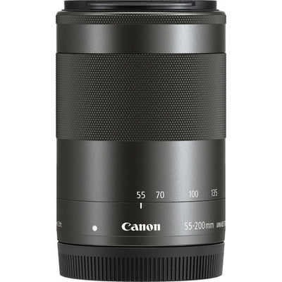 Objectif Canon EF-M 55-200 mm f/4.5-6.3 IS STM (noir) - 9517B002