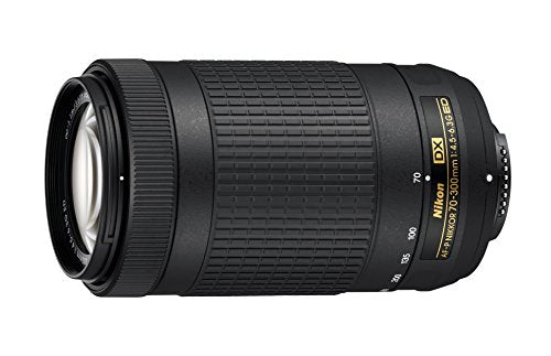 Objectif Nikon AF-P DX NIKKOR 70-300 mm f/4.5-6.3G ED Boîte blanche – Ensemble UV essentiel