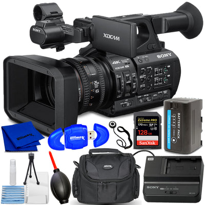 Sony PXW-Z190V PXW-Z190 Z190 4K 3-CMOS 1/3" Sensor XDCAM Camcorder - 7PC Bundle