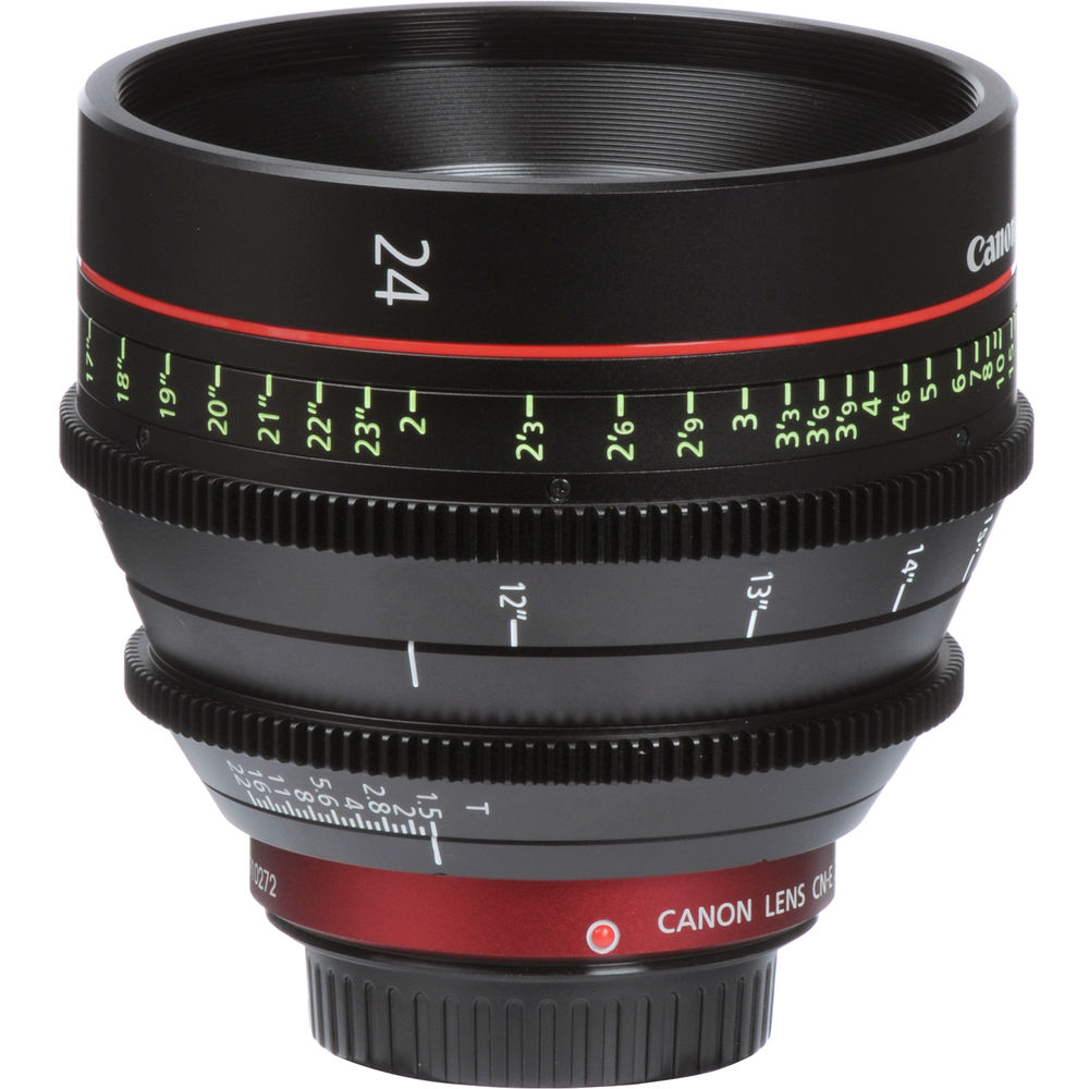 Objectif cinéma Canon CN-E 24 mm T1.5 LF Prime (monture EF) - 6569B001