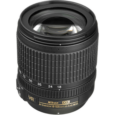 Nikon AF-S DX NIKKOR 18-105mm f/3.5-5.6G ED VR + Téléobjectifs et Objectifs Grand Angle