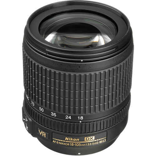 Objectif Nikon AF-S DX NIKKOR 18-105 mm f/3.5-5.6G ED VR - Ensemble UV neuf dans une boîte blanche