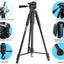 Professional 75-inch Tripod 3-way Panhead Tilt Motion for Most DSLR Cameras