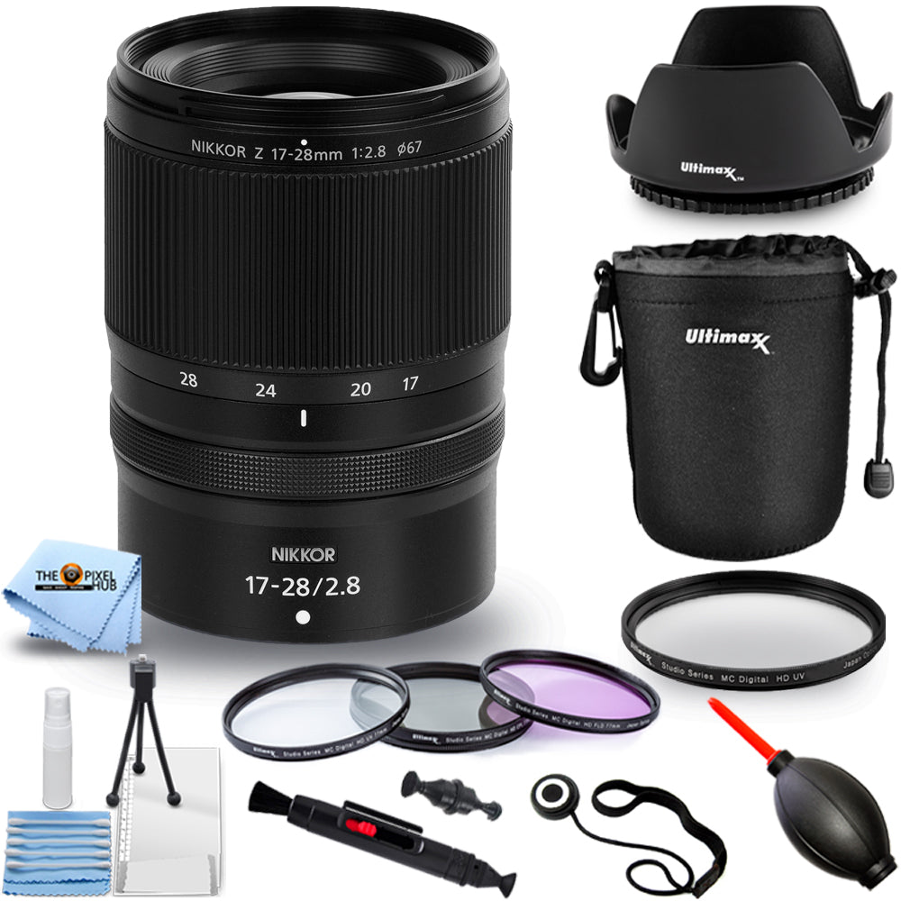 Nikon NIKKOR Z 17-28mm f/2.8 Lens 20115 - 10PC Accessory Bundle