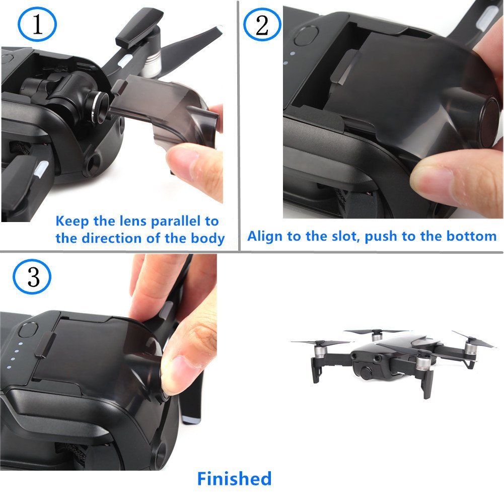 Protecteur de capuchon d'objectif de caméra de Drone, couvercle de cardan pour DJI Mavic Air