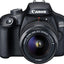 Canon EOS 3000D / T100 DSLR + 18-55 mm III + Objectif 75-300 mm + 64 Go + Flash Bundle