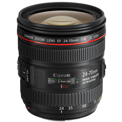 Objectif zoom standard Canon EF 24-70 mm f/4.0L IS USM - 6313B002