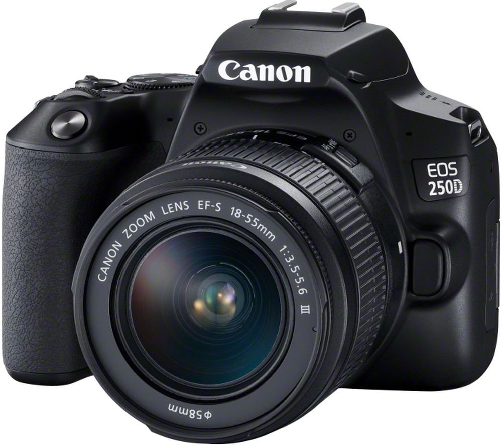 Canon EOS 250D/Rebel SL3 avec objectif 18-55 mm f/3,5-5,6 III - Ensemble essentiel de 32 Go