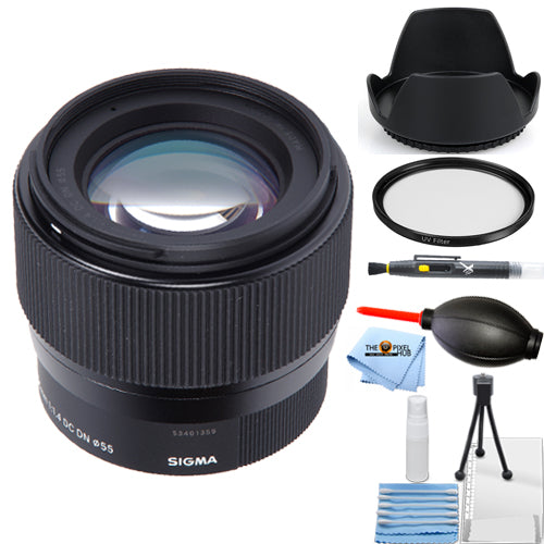 Sigma Objectif contemporain 56 mm f/1.4 DC DN pour Sony E 351965 – Kit UV de démarrage