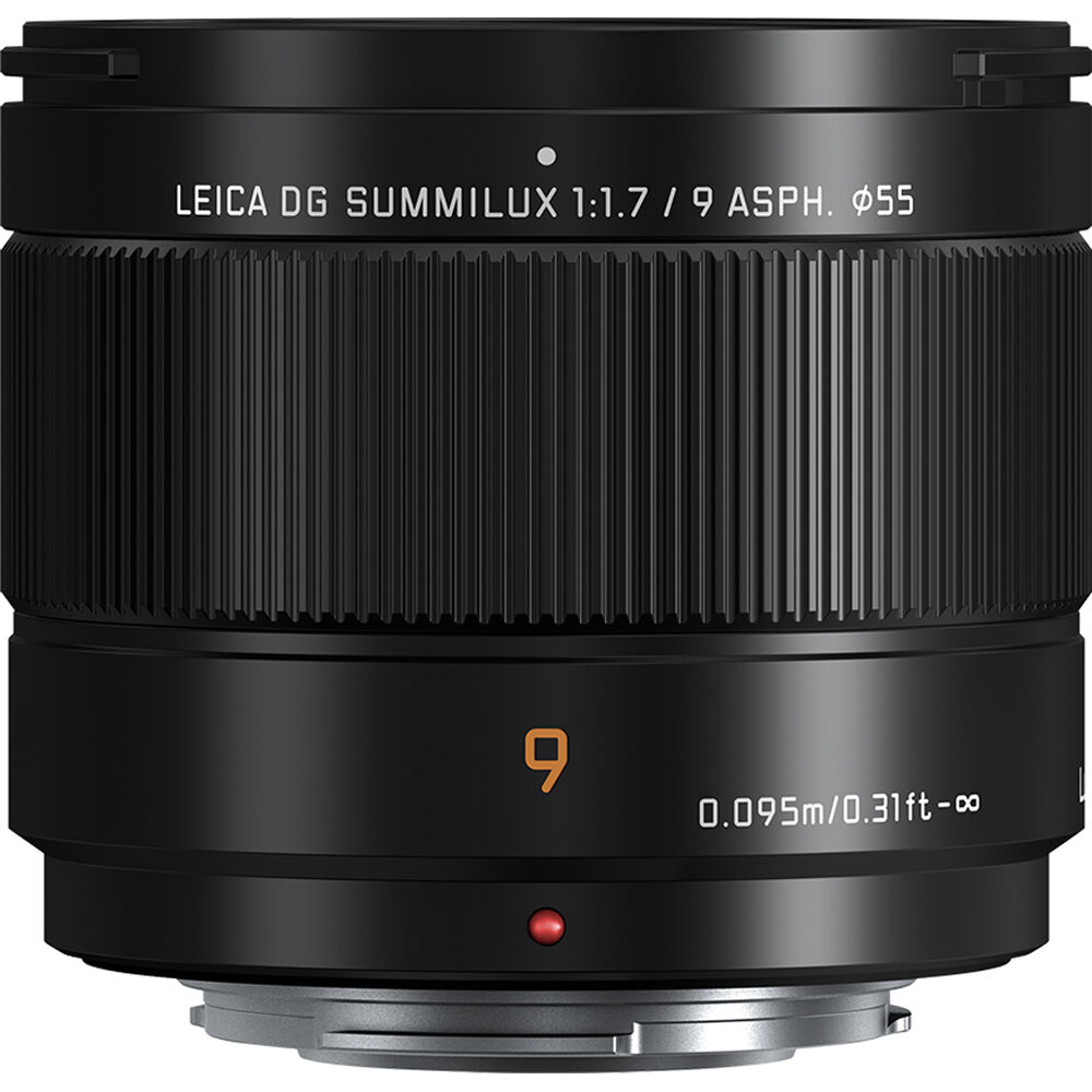 Panasonic Leica DG Summilux 9mm f/1.7 ASPH. Lens H-X09 - 7PC Accessory Bundle