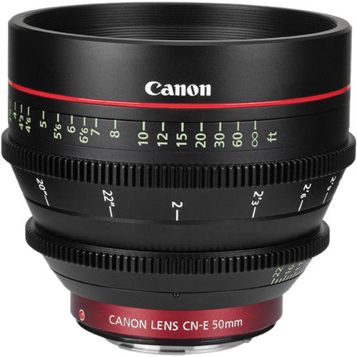 Objectif cinéma Canon CN-E 50 mm T1.3 LF Prime (monture EF) - 6570B001