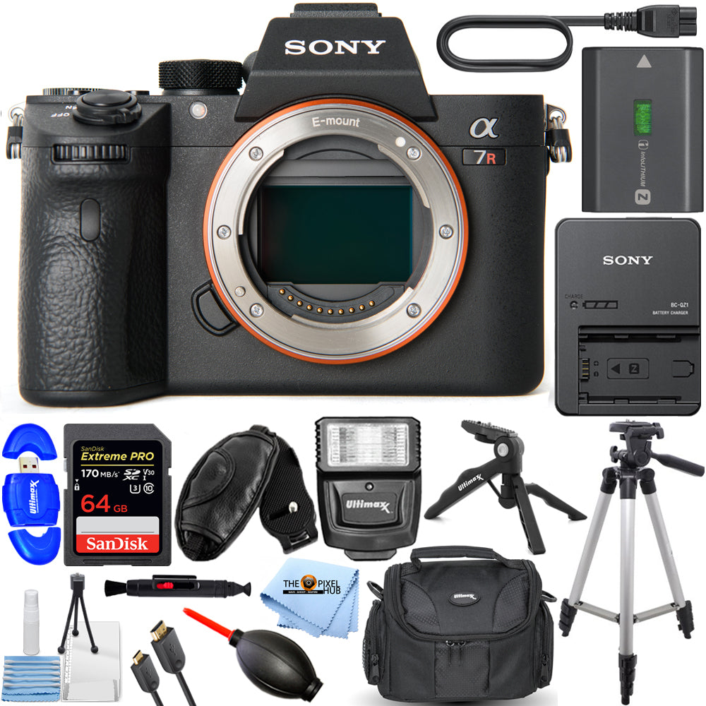 Appareil photo numérique sans miroir Sony Alpha a7R IIIA (corps) - Ensemble d'accessoires 12 pièces