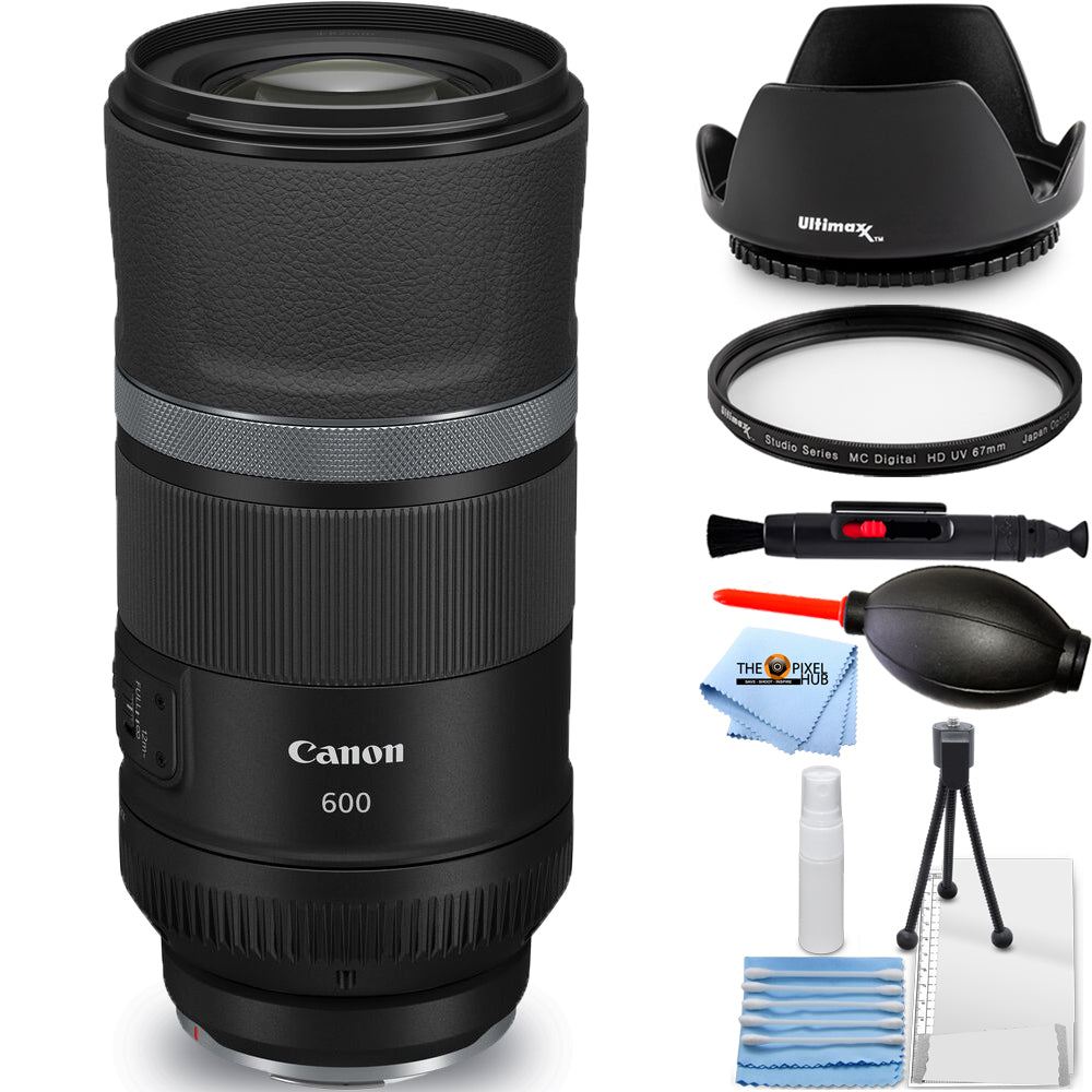 Objectif Canon RF 600 mm f/11 IS STM 3986C002 – Ensemble de filtres UV essentiels