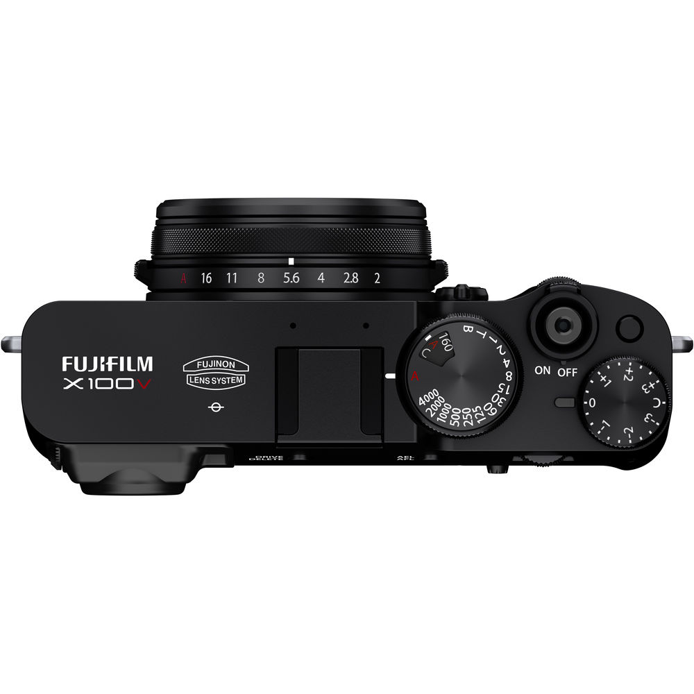 FUJIFILM X100V Digital Camera (Black) 16643000 - 7PC Accessory Bundle