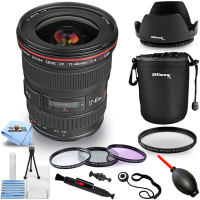 Objectif Canon EF 17-40 mm f/4L USM 8806A002 - Lot d'accessoires 10 pièces