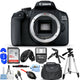 Canon EOS 2000D/Rebel T7 DSLR Camera + 32GB + Flash + Tripod Bundle Canon