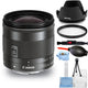 Canon EF-M 11-22mm f/4-5.6 IS STM Lens 7568B002 - 7PC Accessory Bundle Canon