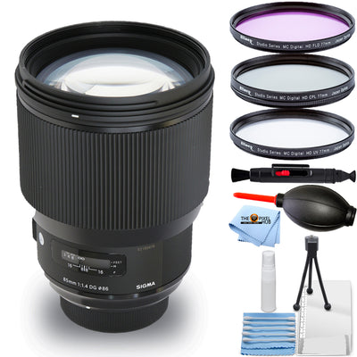 Objectif Sigma 85 mm f/1.4 DG HSM Art pour Canon EF 321954 – Kit de filtres