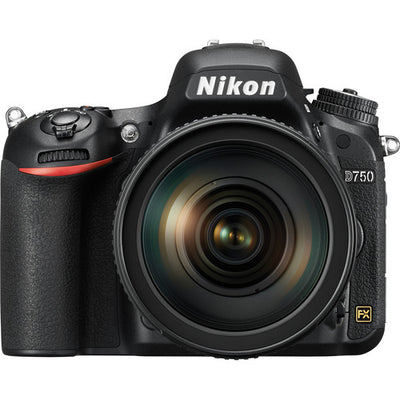 Nikon D750 Appareil photo reflex numérique 24,3 MP avec objectif 24-120 mm (noir) – Lot de 12 accessoires