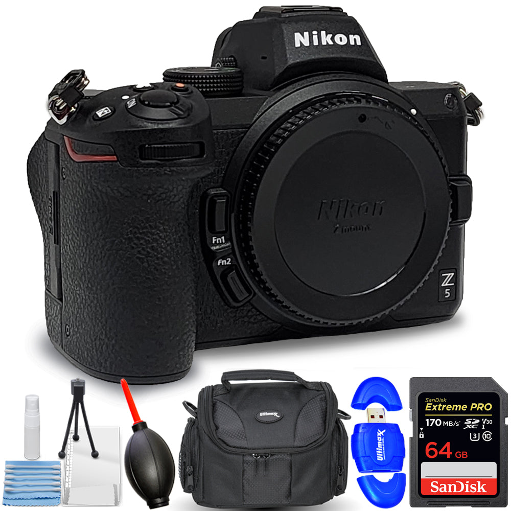 Appareil photo numérique sans miroir Nikon Z 5 (boîtier uniquement) 1649 + 64 Go + pack gadget