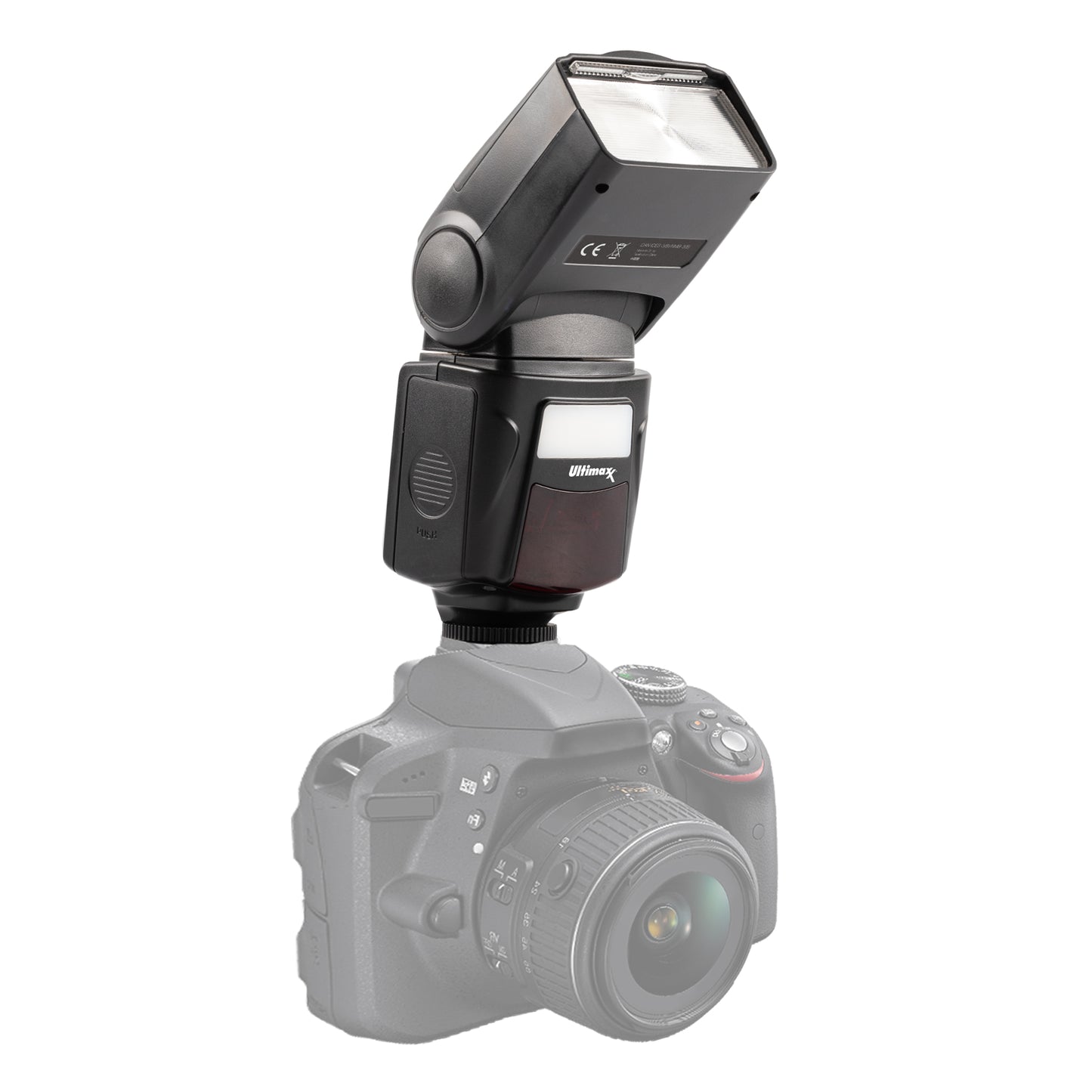 Ultimaxx Dynamic DF260VL Flash Speedlite avec lumière LED pour Canon Nikon Fujifilm