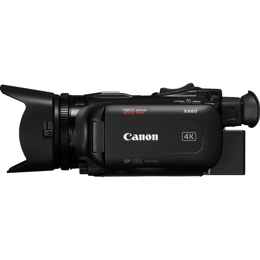 Canon XA60 Professional UHD 4K Camcorder PAL (No Handle) - 14PC Accessory Bundle