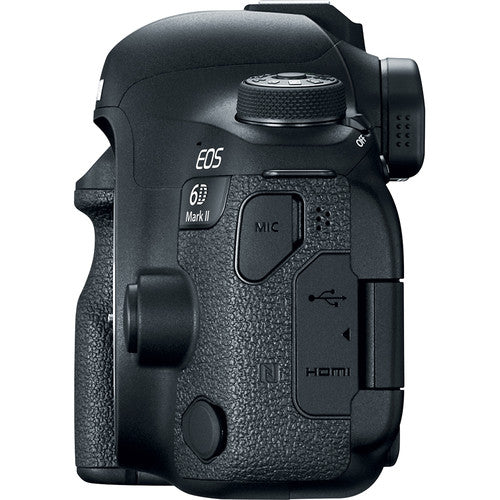 Appareil photo reflex numérique Canon EOS 6D Mark II (boîtier) + poignée de batterie BG-E21 + pack 64 Go