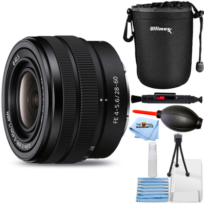 Objectif Sony FE 28-60 mm f/4-5.6 SEL2860 neuf dans une boîte blanche – lot d'accessoires 7 pièces