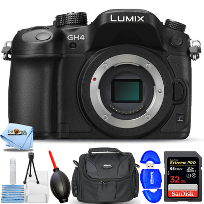 Panasonic Lumix DMC-GH4 Appareil photo numérique micro quatre tiers sans miroir (corps) Bundle 3