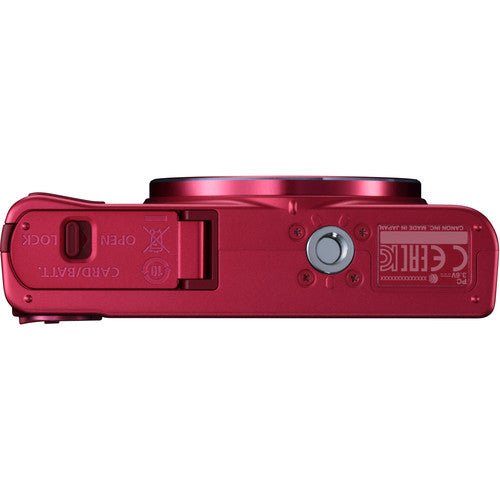 Canon PowerShot SX620 HS Digital Camera (Red) 1073C001 + Sandisk Ultra 32GB SD