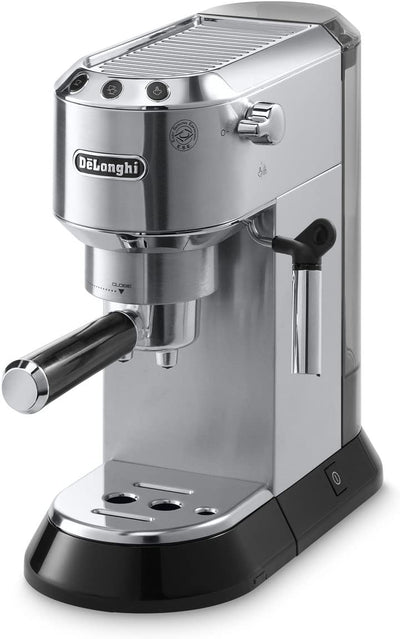 De'Longhi Dedica EC680M 15-Bar Pump Stainless Steel Slim Espresso Cappu. Machine