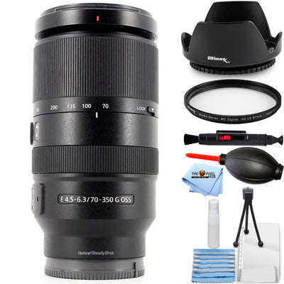 Objectif Sony E 70-350 mm f/4.5-6.3 G OSS SEL70350G - Ensemble d'accessoires essentiels