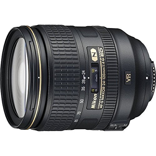 Objectif Nikon AF-S NIKKOR 24-120 mm f/4G ED VR (noir) 2193 - Neuf dans une boîte blanche