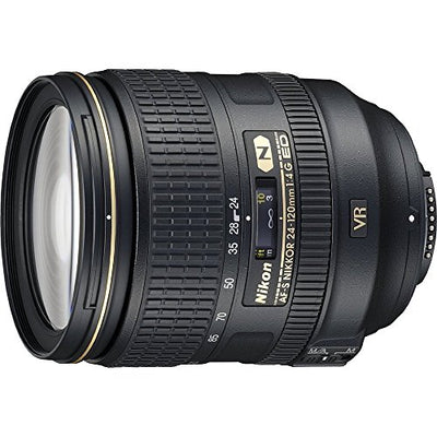 Nikon AF-S NIKKOR 24-120mm f/4G ED VR Lens (Black) 2193 - New in White Box