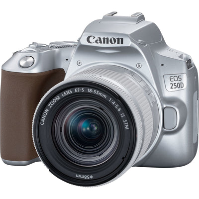 Canon EOS 250D + Objectif EF-S 18-55 mm f/4-5.6 IS STM (Argent) - 3461C001