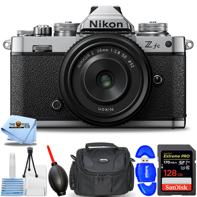 Appareil photo sans miroir Nikon Zfc avec objectif 28 mm 1673 - Ensemble d'accessoires 7 pièces