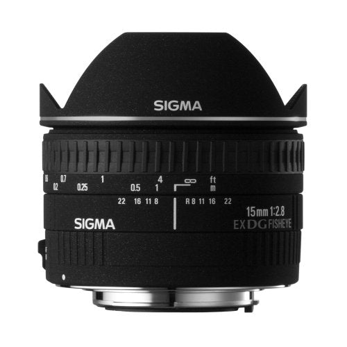 Objectif Fisheye diagonal Sigma 15 mm f/2,8 EX DG pour appareils photo reflex NIKON