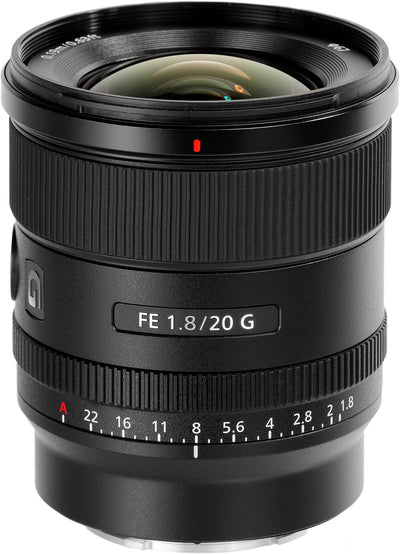 Objectif Sony FE 20 mm f/1,8 G SEL20F18G - Ensemble d'accessoires 7 pièces