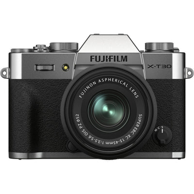 Appareil photo sans miroir FUJIFILM X-T30 II avec objectif XC 15-45 mm OIS PZ (argent)