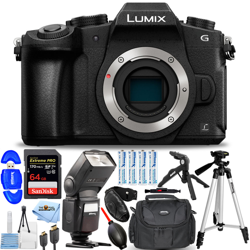 Panasonic Lumix DMC-G85 Appareil photo numérique Micro 4/3 sans miroir (corps) - Lot de 14 pièces