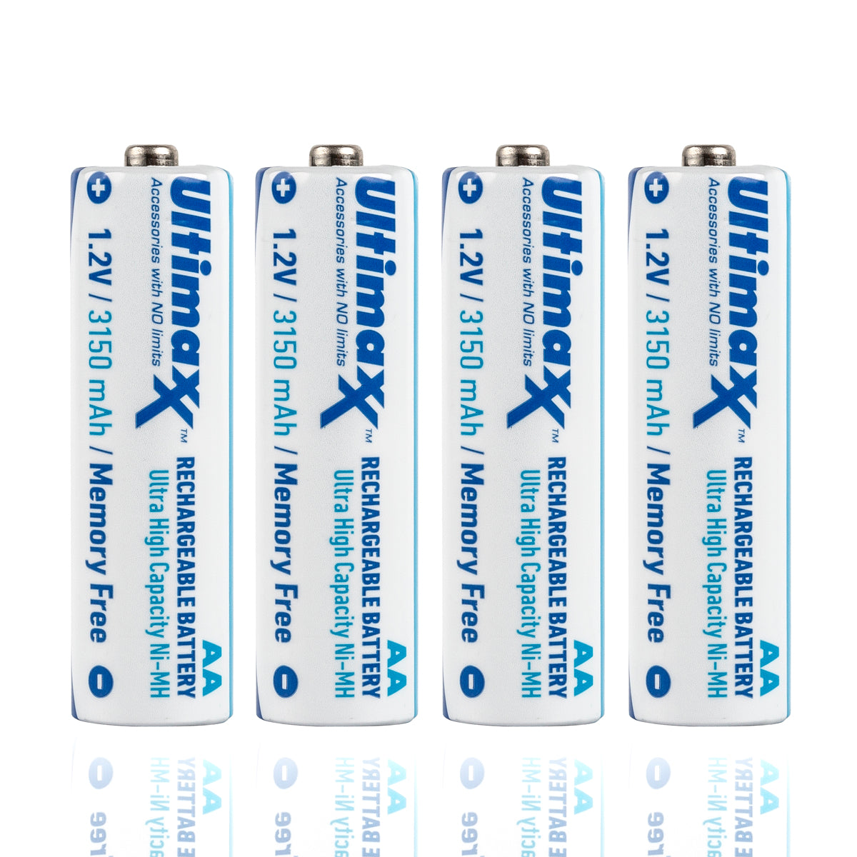 4x Piles Rechargeables AA ULTIMAXX 3150mAh Ni-MH Ultra Haute Capacité