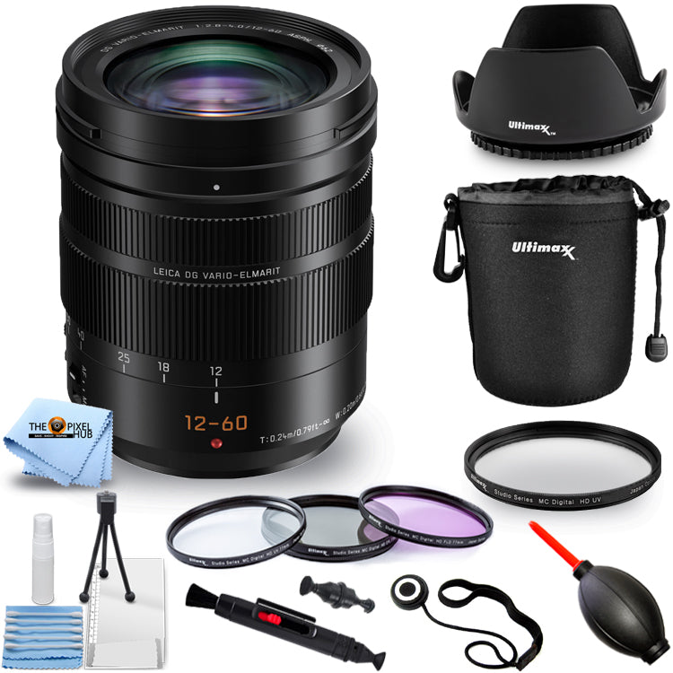 Panasonic Leica DG Vario-Elmarit 12-60mm f/2.8-4 ASPH. POWER O.I.S. Lens Bundle