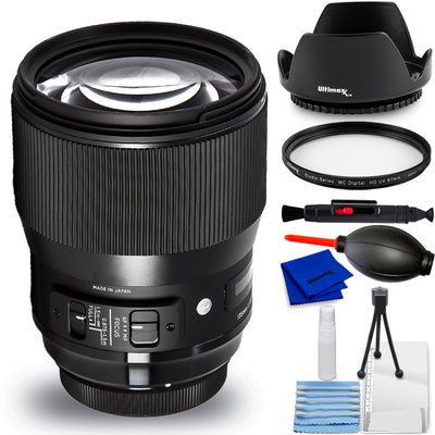 Sigma 135mm f/1.8 DG HSM Art Lens for Canon EF - 7PC Accessory Bundle