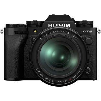 FUJIFILM X-T5 Mirrorless Camera with 16-80mm Lens (Black) - 16782636