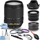 Nikon AF-S DX NIKKOR 18-140mm f/3.5-5.6G ED VR Lens 2213 + Filter Kit Bundle Nikon