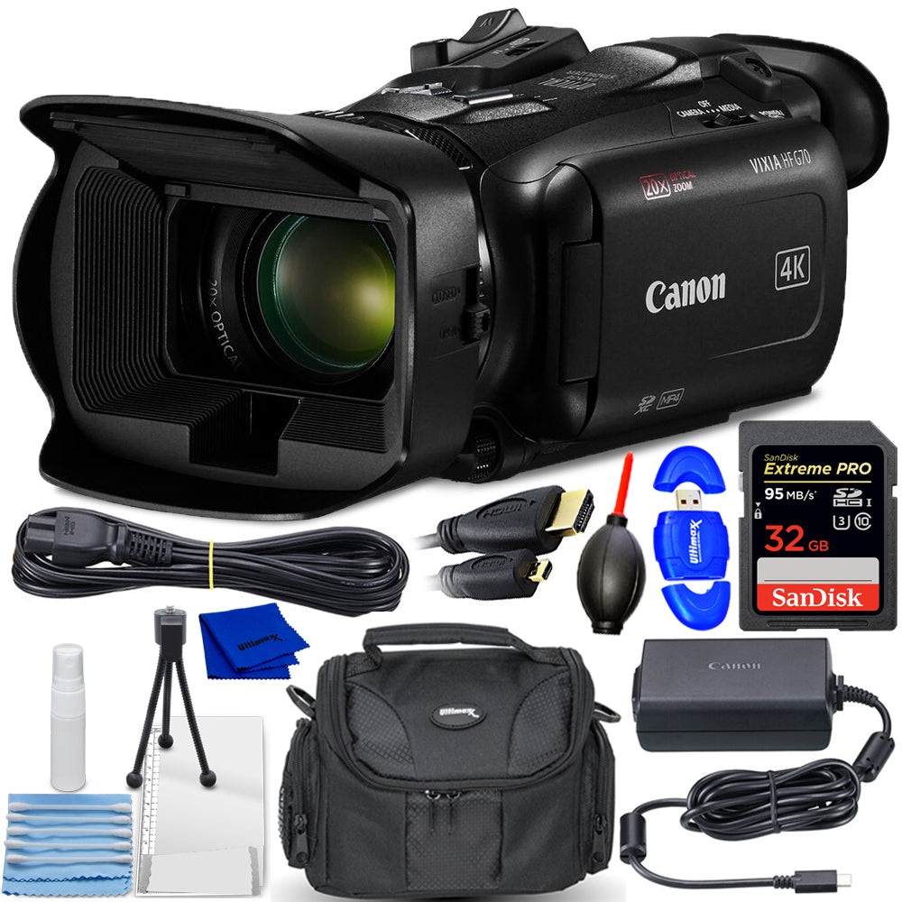 Caméscope Canon Vixia HF G70 UHD 4K (noir) 5734C002 - Ensemble d'accessoires 7 pièces