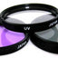 37mm 3 Piece Multi Coated HD Filter Kit (UV, CPL, FLD) for DSLR Camera