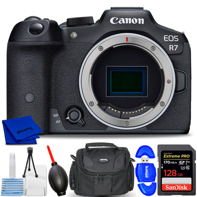 Canon EOS R7 Mirrorless Camera 5137C002 - 7PC Accessory Bundle